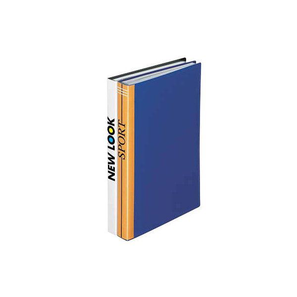 4250037414073 - FolderSys Sichtbuch Sichtbücher 10 Hüllen blau DIN A4 blau