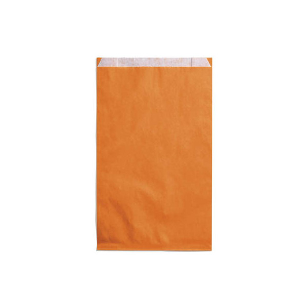 4255704301403 - Faltenbeutel Kraftpapier 50g orange 200x320x70mm 4255704301403 1FFFB009020 100 Stück