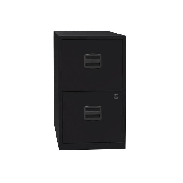 5020073708783 - BISLEY Home PFA 2 Hängeregistraturschrank schwarz 2 Schubladen 413 x 400 x 672 cm