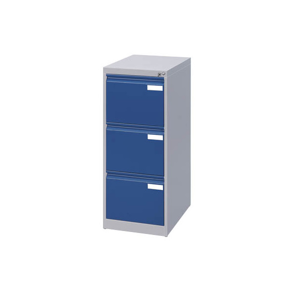 4025314217742 - CP C 2000 Acurado Hängeregistraturschrank grau enzianblau 3 Schubladen 433 x 590 x 1045 cm