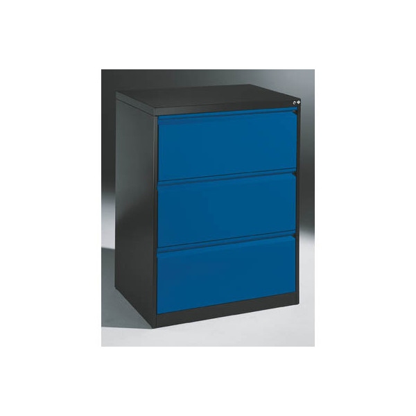 4025314220209 - CP C 2000 Acurado Hängeregistraturschrank grau blau 3 Schubladen 787 x 590 x 1045 cm