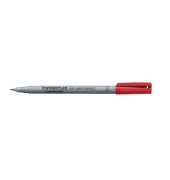 Folienstift S rot 0,4 mm non-permanent 10er Pack