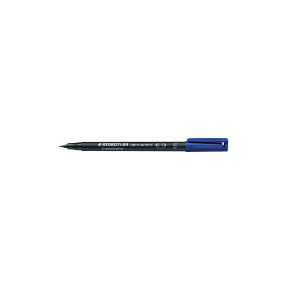 4007817331651 - STAEDTLER Lumocolor Universal Lumocolor Rundspitze Permanentmarker Extra Fein Rundspitze 04 mm Blau Nachfüllbar 10 Stück