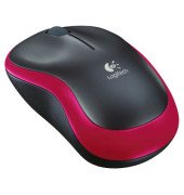 logitech PC-Maus Wireless Mouse schwarz, Tasten, Thüringen 3 USB-Funk, M185 910-002240, optisch, - kabellos, Bürobedarf rot