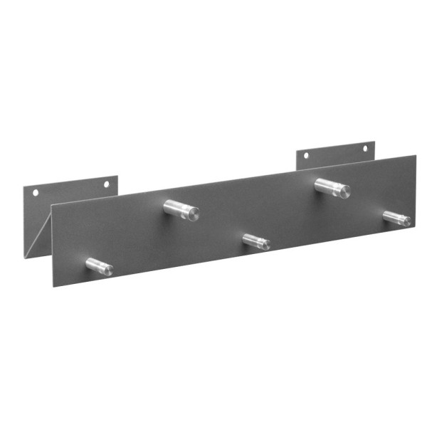 4260054773213 - Wandgarderobe 52124 Metall mit 5 Haken silber 1 Stück