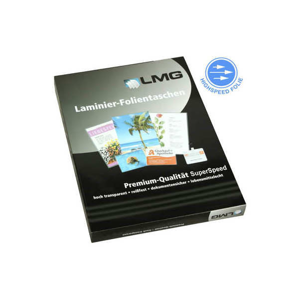 4250504599722 - Fast-Foil Laminierfolien A4 2 x 80 mic glänzend 4250504599722 LMGA4-80SS 100 Stück