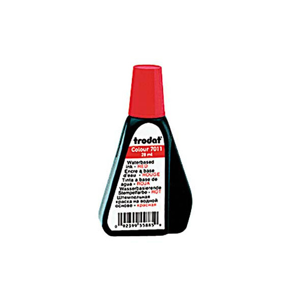 0092399558859 - Stempelfarbe Colour 51-7011-041 ohne Öl 28ml Flasche rot 0092399558859 28 Milliliter