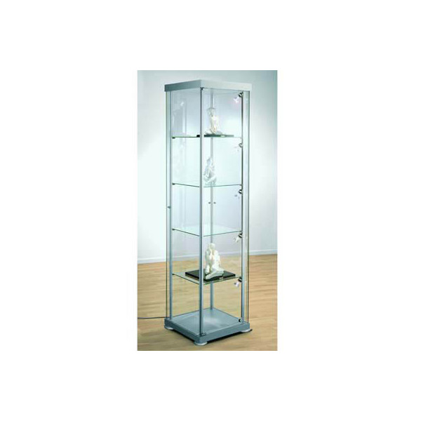 4044917412095 - Vitrine Expoline Transparent 425 x 425 x 1800 mm