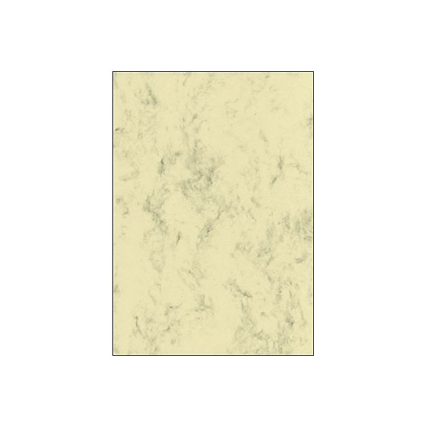 4004360968655 - Motivpapier DP191 A4 200g beige Marmor 25 Blatt 4004360968655 Sigel