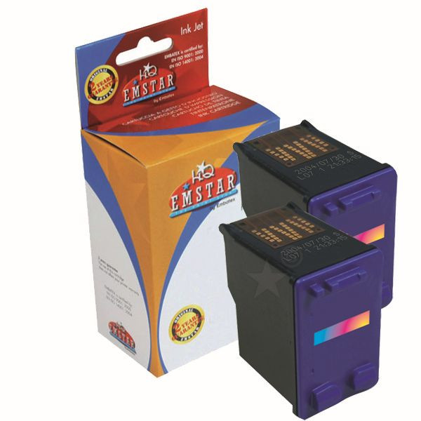 9004987120059 - Druckerpatrone H102 kompatibel zu HP 57 Doppelpack 2x color (cyan   magenta   gelb)