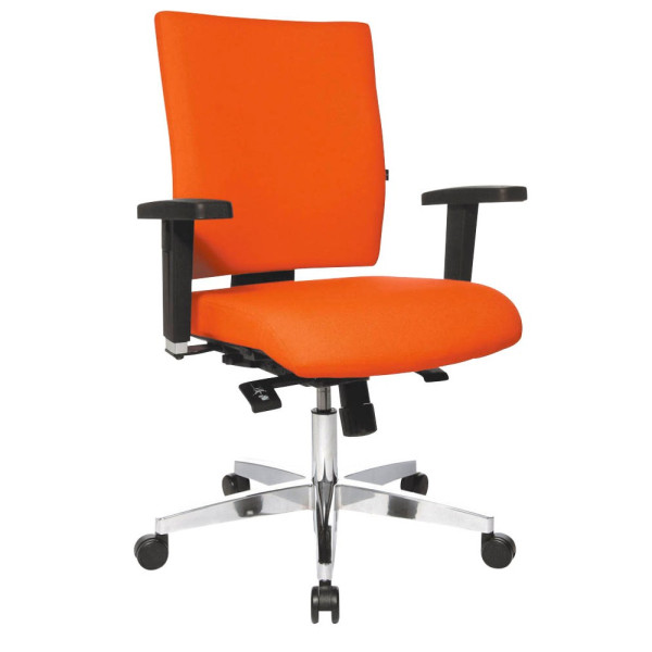 4014296674438 - Bürodrehstuhl Lightstar 10 ohne Armlehnen orange 4014296674438 Topstar