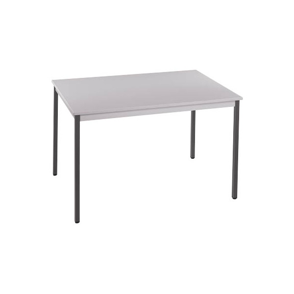 3700245505403 - Schreibtisch 126RGG 65-130cm (H) 120x60cm (BxT) rechteckig grau   dunkelgrau 3700245505403 SODEMATUB