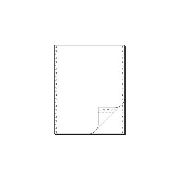 4004360957543 - Endlospapier 91200 A4 hoch blanko 2-fach 12 Zoll x 240 mm 1000 Sätze 4004360957543 1000 Blatt