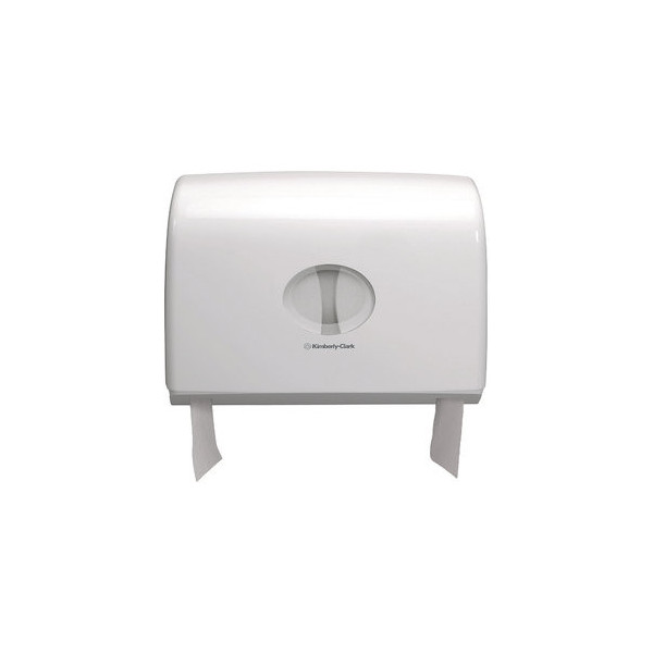 5027375045516 - Kimberly-Clark® Aquarius Toilettenpapierspender 6992 für Kleinrollen manuelle Entnahme L 180 x B 298 x H 128 mm Kunststoff weiß