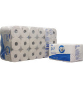 Toilettenpapier ESSENTIALT 8517, 2-lagig, hochweiß, 350 Blatt,