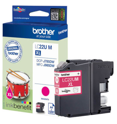 Druckerpatrone LC-22UM magenta ca 1200 Seiten