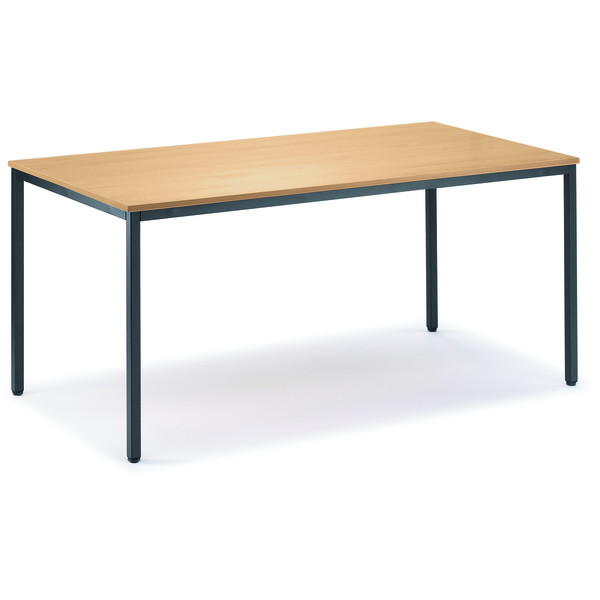 4251635620699 - Besprechungstisch Deskin-Line 217256 72cm (H) 120x80cm (BxT) 6 Personen rechteckig buche   anthrazit 4251635620699 Deskin