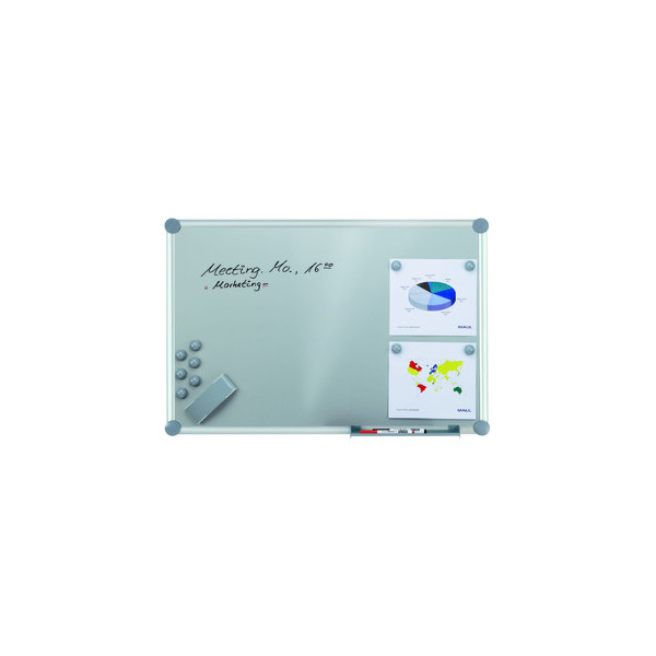 4002390036290 - Whiteboard 2000 MAULpro silver 180 x 90cm kunststoffbeschichtet Aluminiumrahmen inkl Marker + Magnete 4002390036290 631288