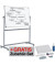 Stativdrehtafel-Whiteboard MAULpro, 6336784, 225x195x65cm (BxHxT), kunststoffbeschichtet, Aluminium