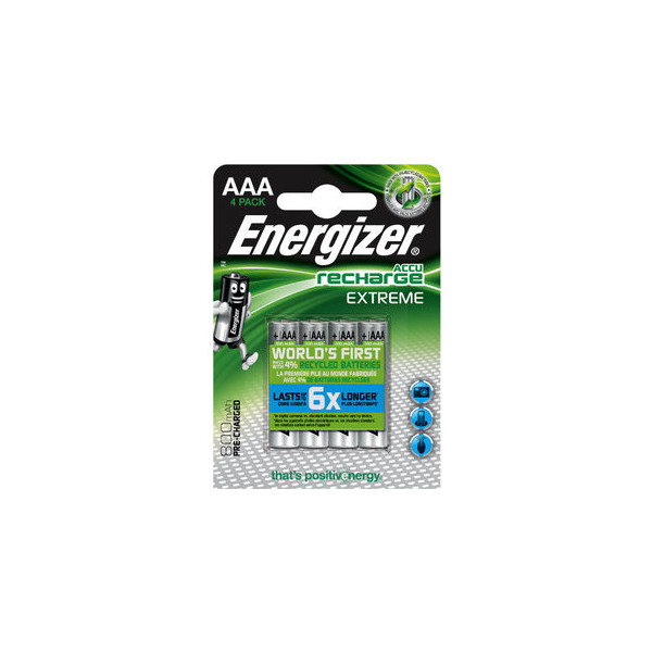 7638900416879 - En re 4X800 - Extreme NiMh Akku aaa (Micro) 800 mAh 4er-Pack (AAA HR03) - Energizer