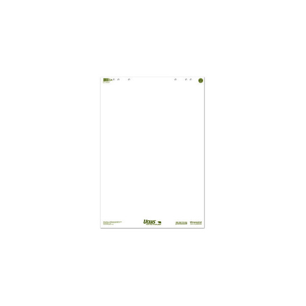 9002244852378 - Ursus GREEN Flipchart-Papier Recycelt 68 x 99cm 20 Blatt 80 g m2 Blank Weiß 5 Stück à 20 Blatt