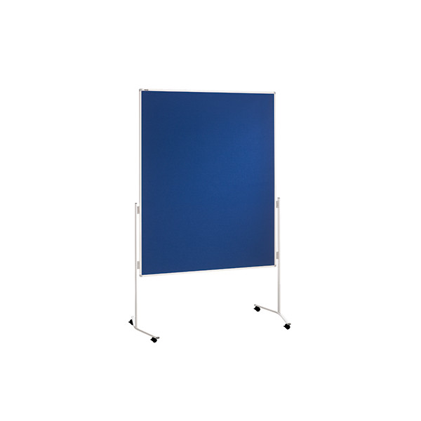 4016946186674 - Moderationstafel Eco ECO-UMTF 03 120x150cm Filz + Filz (beidseitig) pinnbar mit Rollen blau + blau 4016946186674 EC