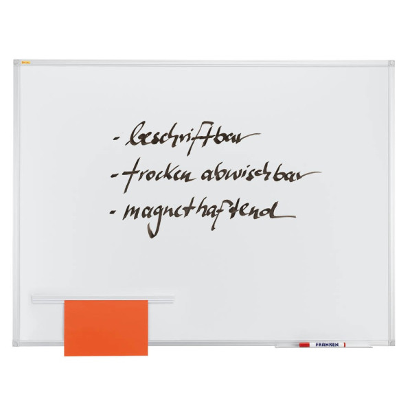 4016946705745 - FRANKEN X-tra!Line Whiteboard SC3203 Wandmontiert Magnetisch Emaille 120 x 90 cm