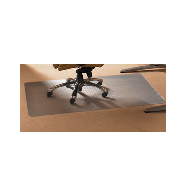 Floortex Bodenschutzmatte Computex advantagemat 120 x 150 cm Form O für  Teppichböcden transparent Vinyl - Bürobedarf Thüringen