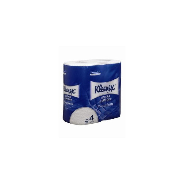 5027375048791 - Kleenex® Toilettenpapier 8484 4-lagig 6 Päckchen á 4 Rollen 160 Blatt Rolle weiß