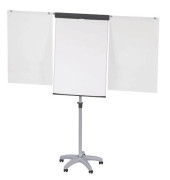 Flipchart MAULstandard 66x97cm grau auf Rollen mit Armen