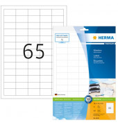 Etikett 38,1x21,2mm ws PREMIUM A4 650Et 10Bl 65Et Bl LaserInkCopy,