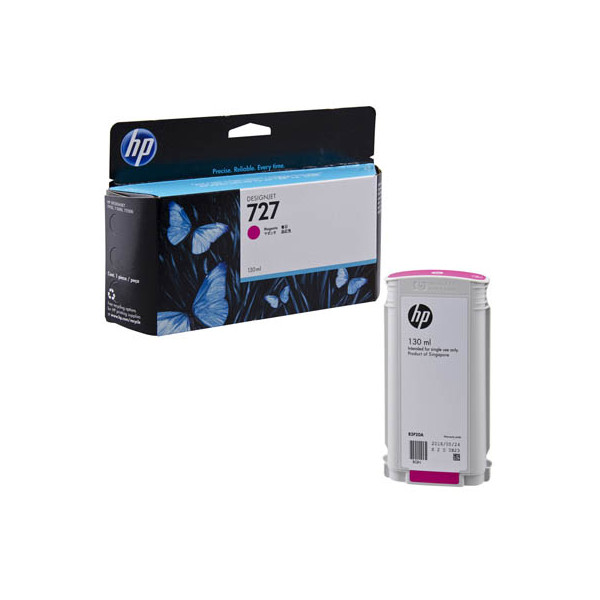 0887111963758 - Hewlett Packard - hp B3P20A Original Tintenpatrone 727 Designjet Magenta 130ml (B3P20A)