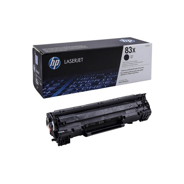 0886112397708 - Hewlett Packard CF283X   83X Original Toner Schwarz für ca 2200 Seiten (CF283X)