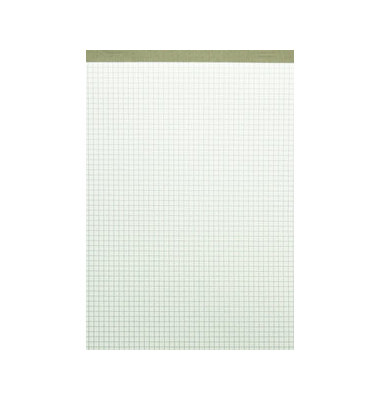 Notizblock 100050632, kariert / Lineatur 22, A4, 60g, 50 Blatt