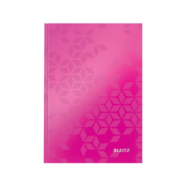 4002432399581 - Notizbuch WOW 4627-10-23 pink metallic A5 liniert 90g 80 Blatt 160 Seiten 4002432399581 Leitz