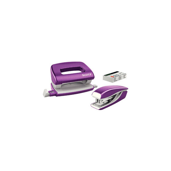 4002432103294 - Locher-Heftgerät-Set NeXXt WOW Mini 5561-20-62 violett 4002432103294 Leitz