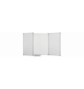 Klapp-Whiteboard MAULpro, 6337084, 150/300x100cm (BxH), kunststoffbeschichtet, Aluminium