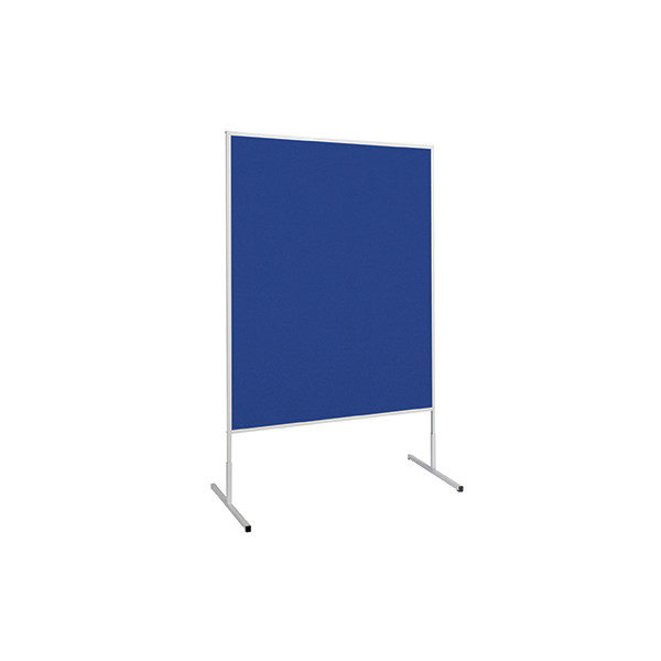 4002390047050 - Moderationstafel Standard 636 34 82 120x150cm Filz + Filz (beidseitig) pinnbar blau + blau