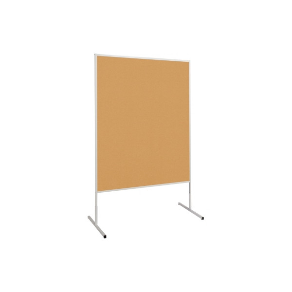 4002390047067 - Moderationstafel Standard 636 35 82 120x150cm Kork + Kork (beidseitig) pinnbar braun + braun