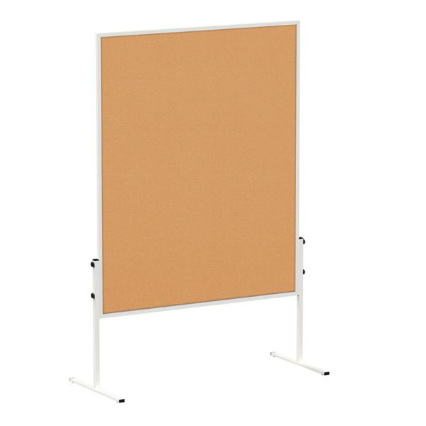 4002390052658 - Moderationstafel Solid 636 58 82 120x150cm Kork + Kork (beidseitig) pinnbar braun + braun