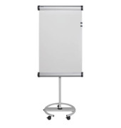 Flipchart MAULsolid flip2use 66x97cm grau auf Rollen drehbar