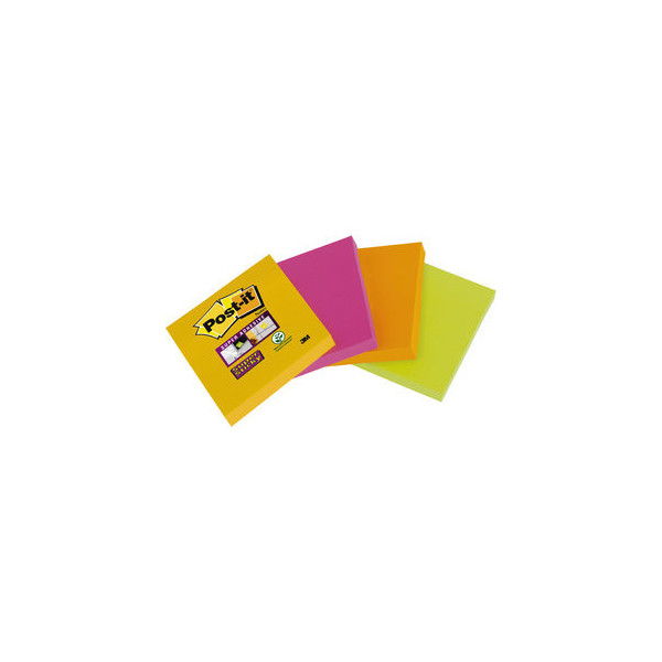 0051141978000 - Post-it Haftnotiz Super Sticky Notes 48x48mm 45 Blatt ultragelb ultra