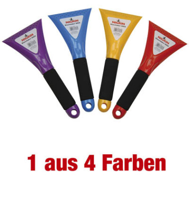 Nigrin Eisbrecher Kunststoff Eiskratzer / Schneebesen mit Handschuh (L x B  x H) 3 x 16.5 x 30 cm Pk