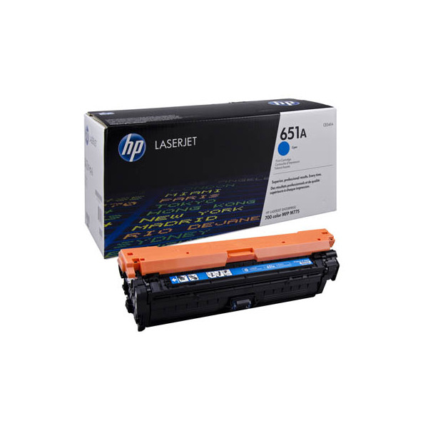 0886111121335 - 651A - Cyan - original - LaserJet - Tonerpatrone (CE341A) - für Color LaserJet Enterprise MFP M775dn MFP M775f MFP M775z MFP M775z+