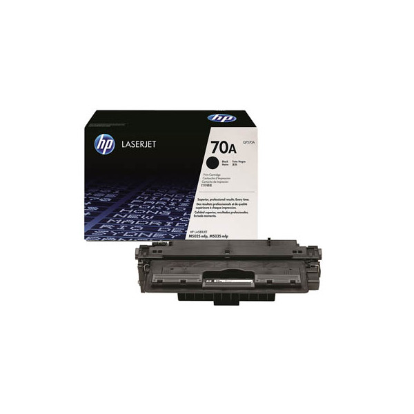 0829160755052 - Hewlett Packard - hp Cartridge No 70A HP70A hp 70A Black Schwarz (Q7570A) (Q7570A)