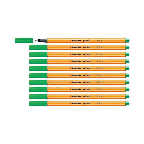 4006381217446 - Tintenfeinschreib Point 88 10x grün 04mm 4006381217446 STABILO 88 36 10 Stück