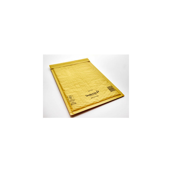 4044537107036 - Luftpolstertaschen Gold F 3 103027405 innen 220x330mm haftklebend + Lochung für Klammer braun 4044537107036 Mail Lite 50 Stück