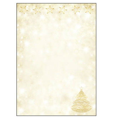 Motiv-Weihnachtsbriefpapier Graceful Christmas DP083 A4 90g 