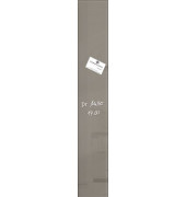 Glas-Magnetboard artverum GL 108, 78x12cm, grau, taupe