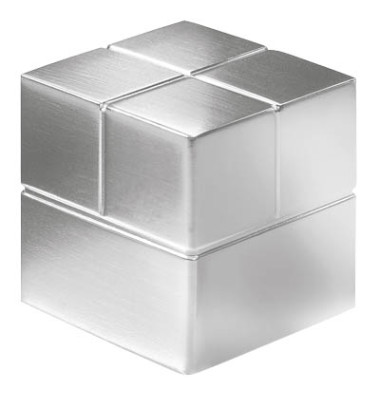 Neodym-Haftmagnete SuperDym C20 SuperStron GL706 Würfel 20x20mm (BxL) silber